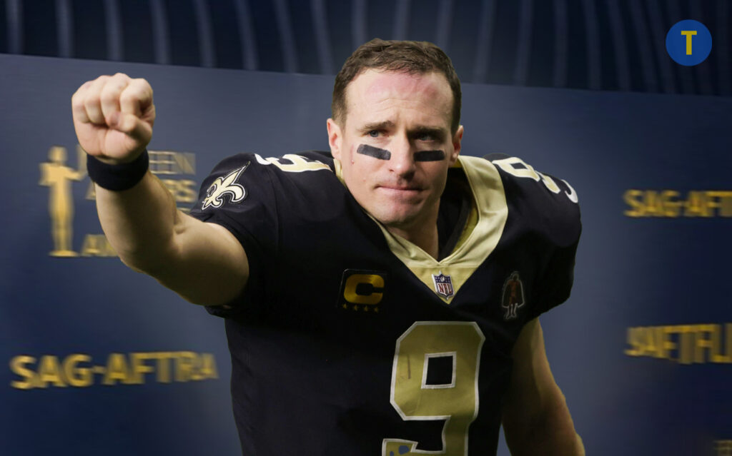 drew brees makes his nbc debut, internet amazed by his new hair