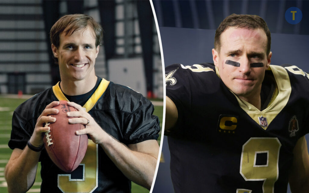 drew brees makes his nbc debut, internet amazed by his new hair