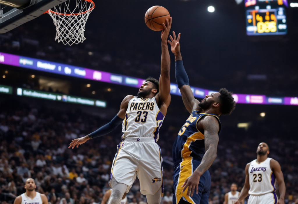 pacers vs lakers match player stats