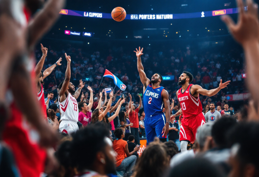 houston rockets vs la clippers match player stats