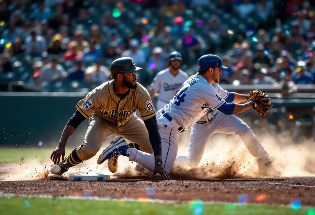 padres vs dodgers match player stats